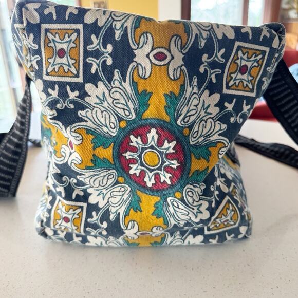 El Paso Saddle Blanket Company Duffle Bag Southwest Boho Day Bag - Picture 5 of 11